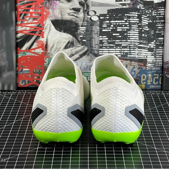 Adidas Men’s Sz 13 X Speedportal.3 LL FG Soccer Cleats Green White HP9718 NEW - Picture 6 of 13